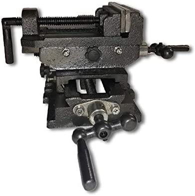 4" Cross Slide Vise, Heavy Duty | 2-Way X Y Axis Drill Press | For Milling, Machinists