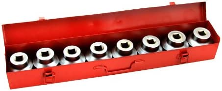 8PC 2" SOCKET SET 3/4" DRIVE JUMBO SOCKET SAE CRV