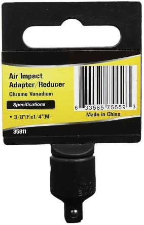 3/8"F X 1/4"M IMPACT ADAPTER/REDUCER
