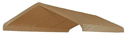 10 x 20 Heavy Duty Beige Canopy Top Cover with Valance Replacement Cover