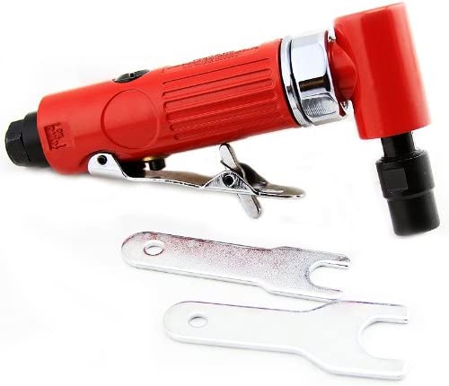 Voyager Tools Air 1/4" Right Angel Die Grinder 4 cfm 20,000 RPM Rear Exhaust