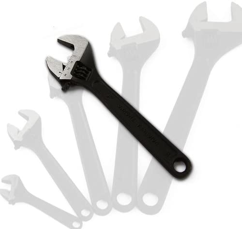 8" BLACK ADJUSTABLE WRENCH