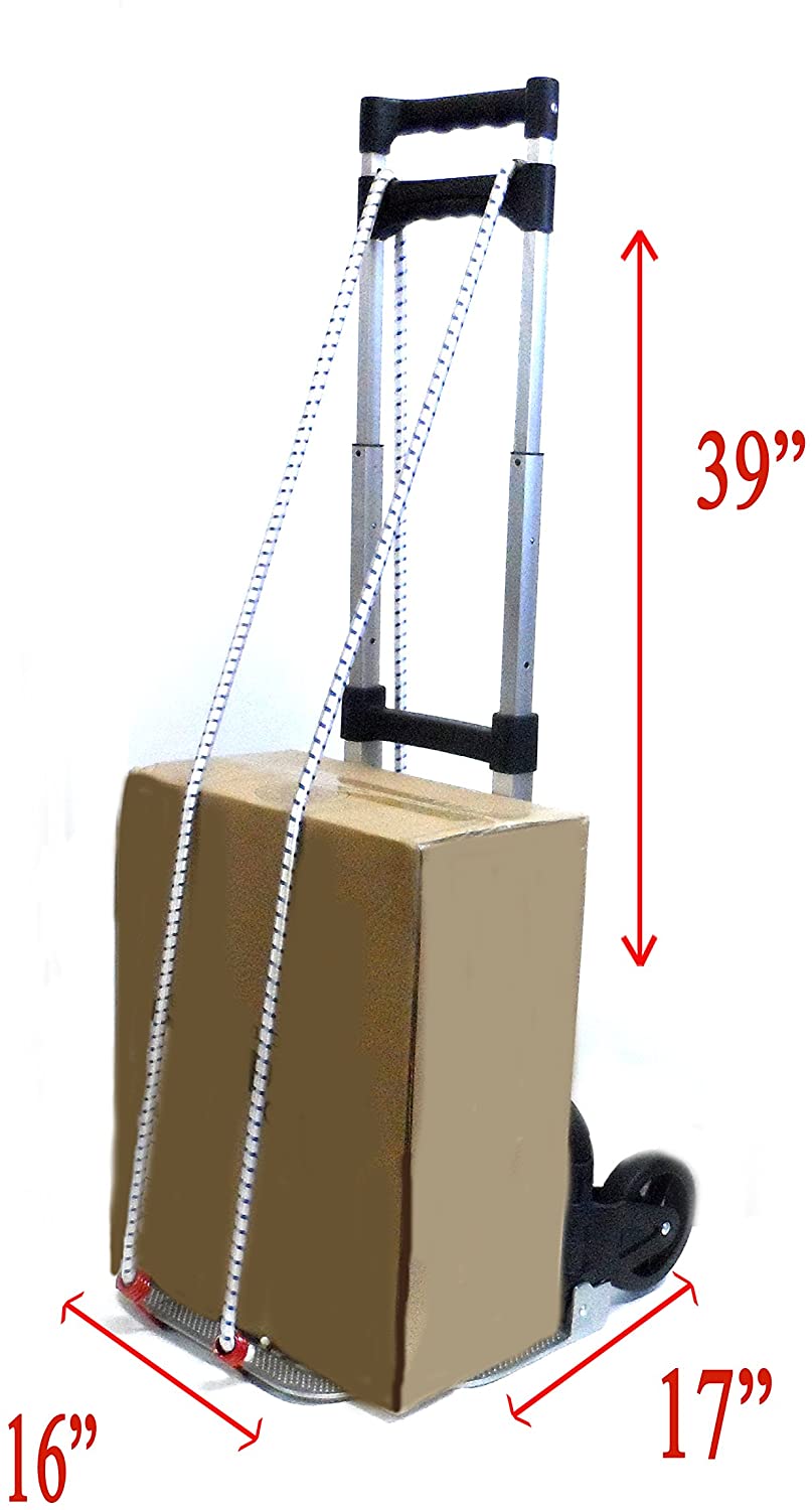 Voyager Tools Heavy Duty Folding Cart Aluminium Folding Luggage Cart KIT