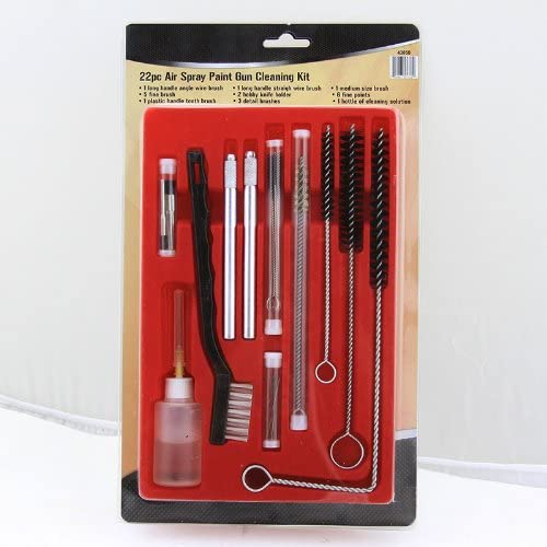 22PC AIR SPRAY GUN CLEANING KIT
