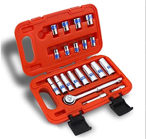 21PC Industrial Grade Sockets 3/8" SAE Socket Set