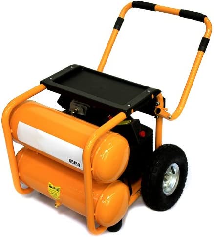 3.5HP 8 GALLON TWIN TANK AIR COMPRESSOR EASY ROLL