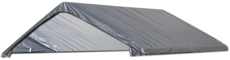 10 x 20 Heavy Duty Silver Canopy Top Cover with Valance Replacement Cover