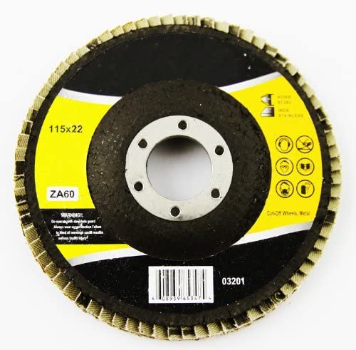 4-1/2" A/O 40 GRIT FLAT FLAP DISC