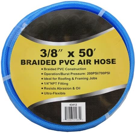 3/8" X 50' BRAIDED AIR HOSE