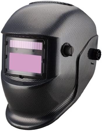PATTERN CARBON FIBER WELDING HELMET (LOOKS LIKE CARBON FIBER)