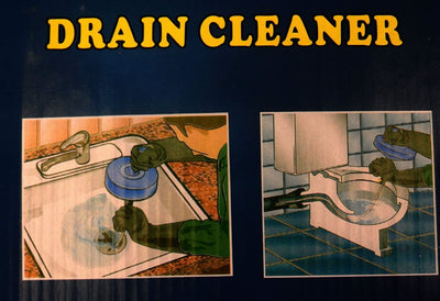 25' Plumbers Snake Drian Cleaner Toilet Jack Hand Crank Plumbers Snake