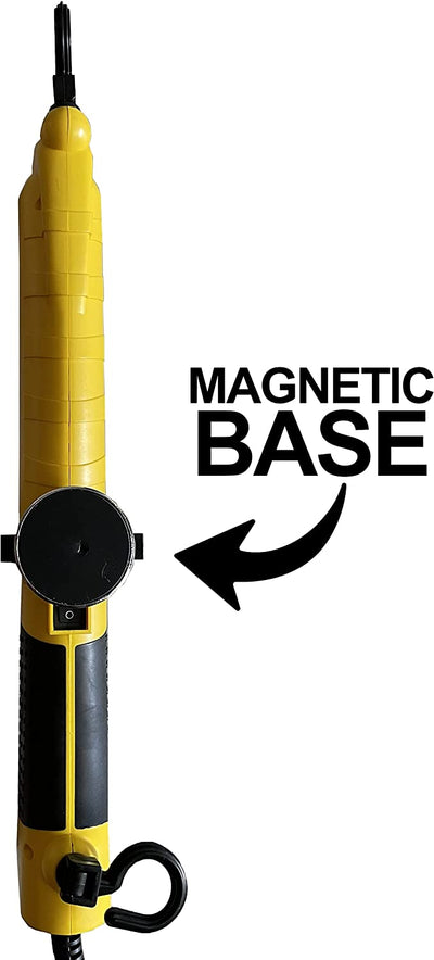 LED Work Light with Outlet in Handle 360° Swivel Hanging Hook Built in Magnet