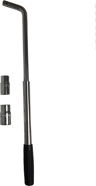 Voyager Tools ½ Socket Wheel Lug Wrench with Telescopic Handle for Extra Torque (MM)