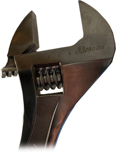 Voyager Tools 18 in. Adjustable Jumbo Wrench Easy Adjustable Jaw Capacity 2-1/16" 53mm