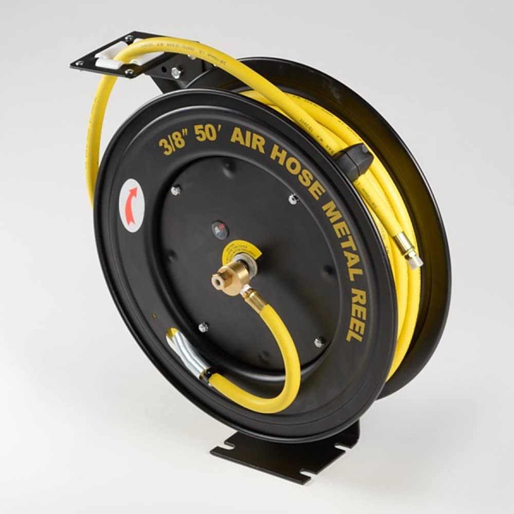 3/8" 50' Retractable Air Hose Reel