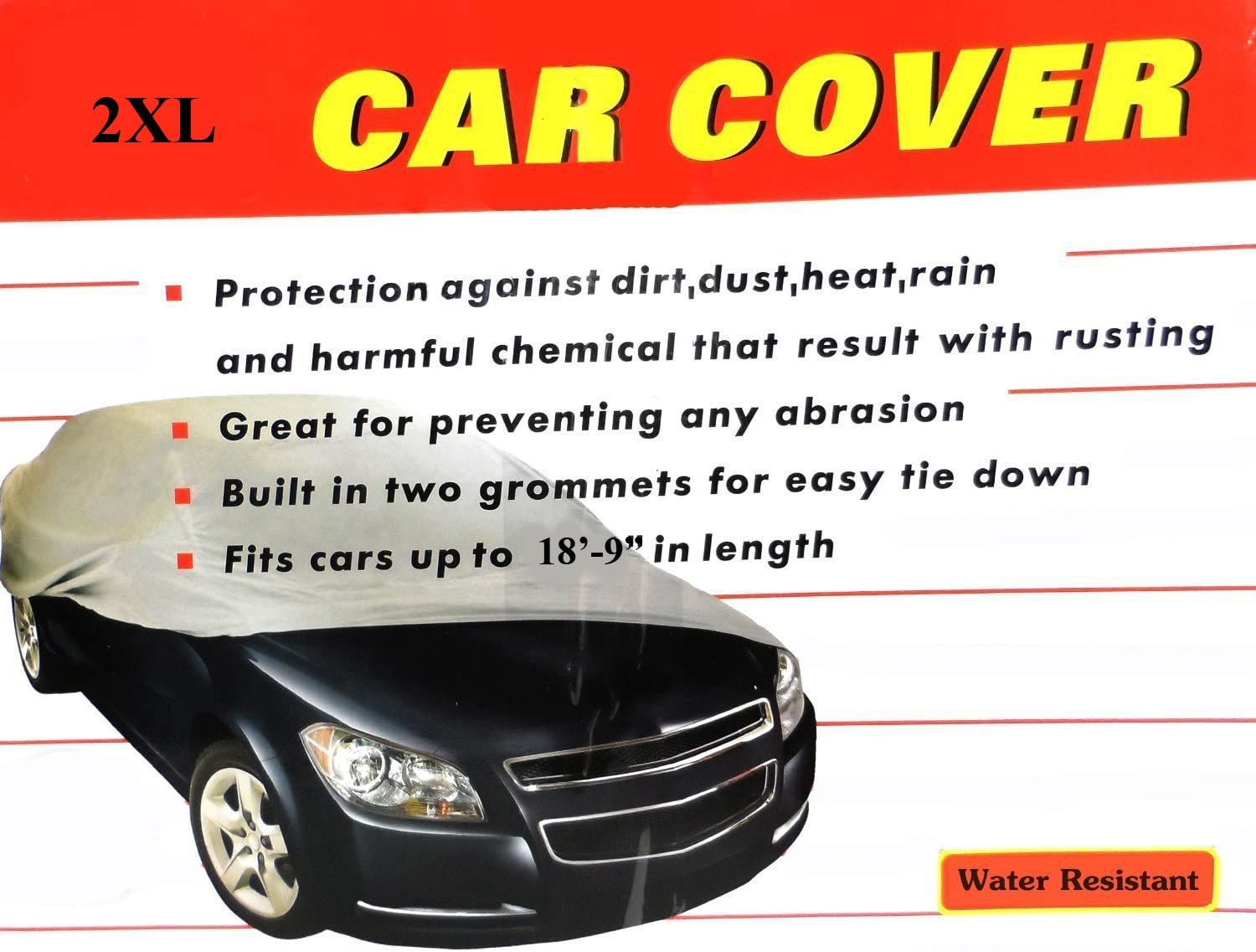 Voyager Tools CAR Cover 2XL CAR Protection Vehicle Cover