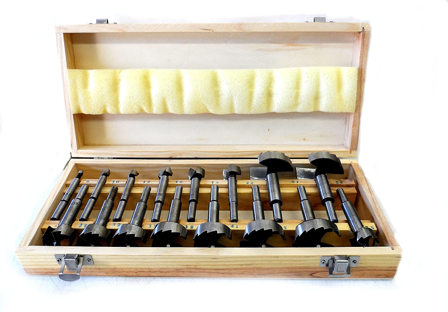 16 Pcs Forstener Drill Bit Set Metric Drill Bit Set