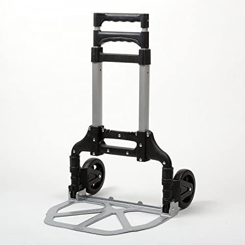 Voyager Tools Automatic 3-Section Folding Luggage Cart Heavy Duty Traveling Cart
