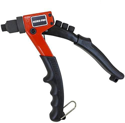 Voyager Tools 8" Hand Riveter with Professional Vinyl Grips Hand Riveter