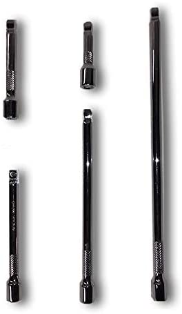 Voyager Tools Wobble Extension Bar Set 5-PC 1/4" DR